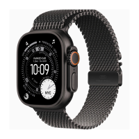 اپل واچ Ultra 3 مدل 49 میلی متری Black Titanium Case با بند Titanium Milanese